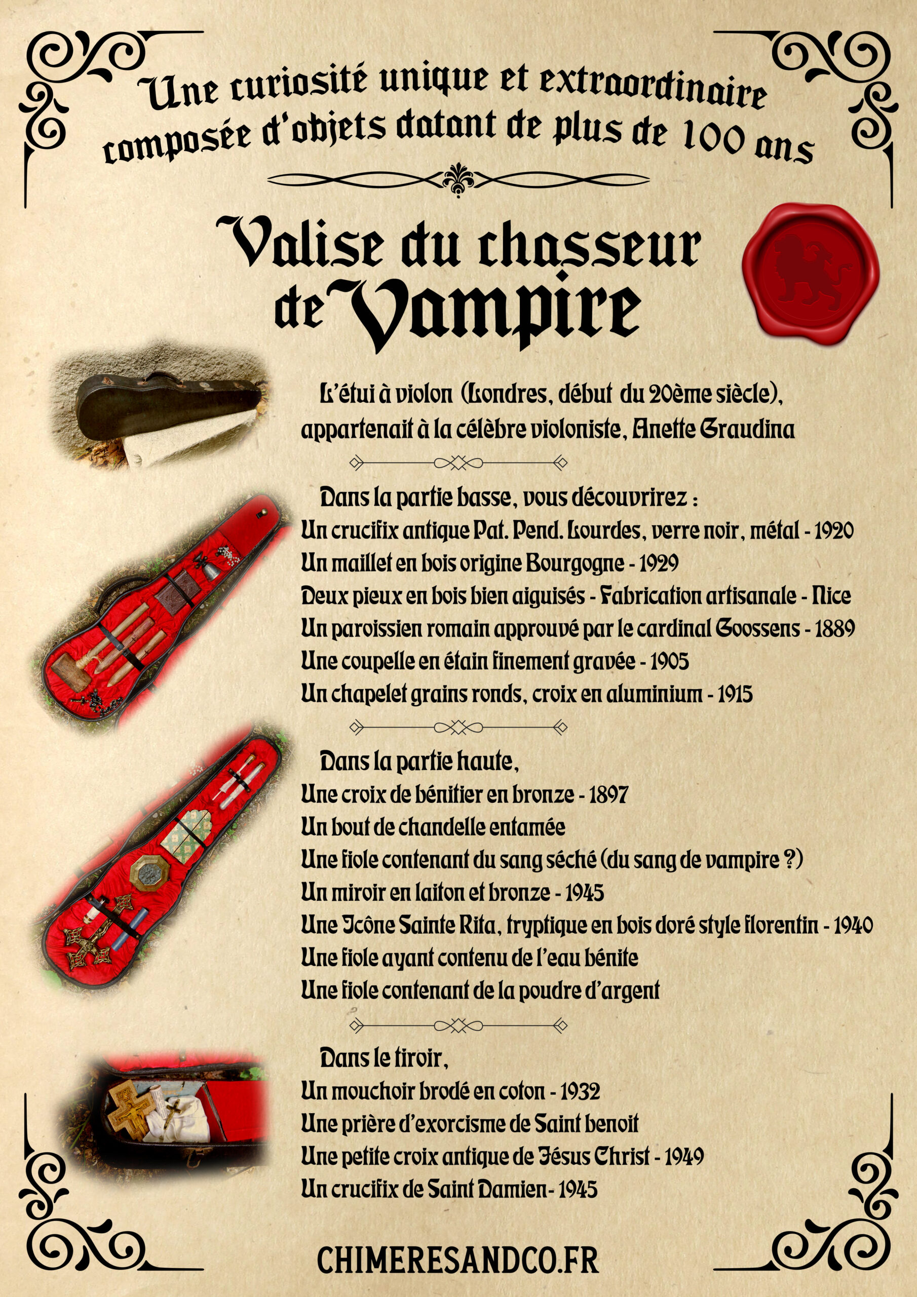 Valise du chasseur de vampire – Image 2